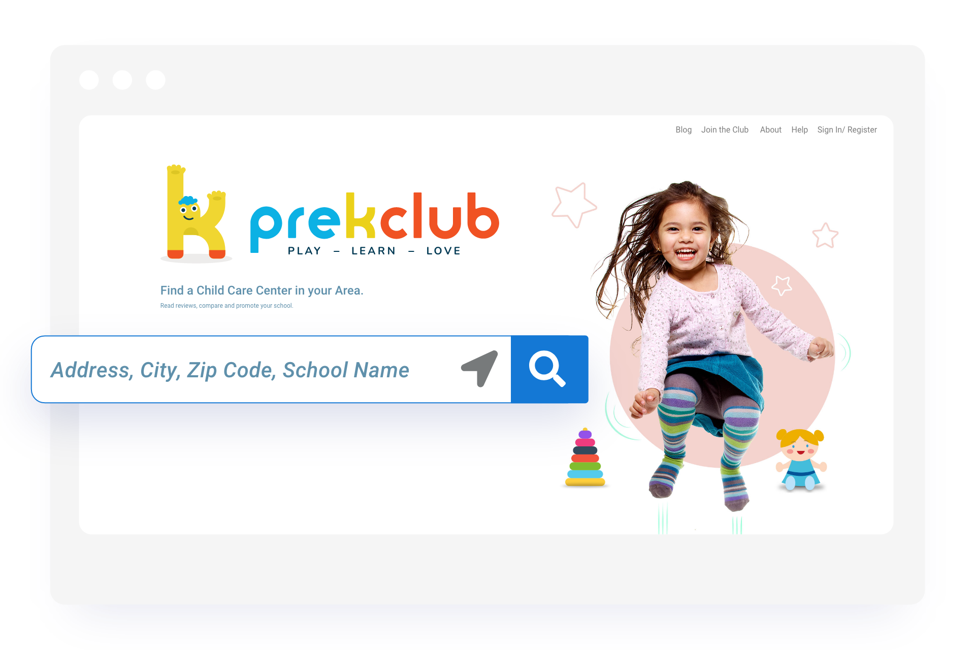 Prek Club - Child Care Center Search